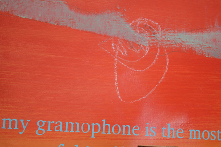 My Gramophone is the Most Powerful, 2009 (oil on paper)
