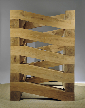 Song, 2005 (oak & stainless steel)