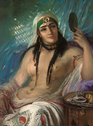 Odalisque (oil on canvas)