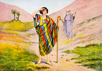 Joseph and his Coat of Many Colours, from 'Bedtime Bible Stories', 1902 (print)