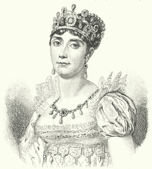 Josephine de Beauharnais, first wife of Napoleon I (engraving)