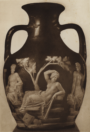 The Portland Vase (b/w photo)