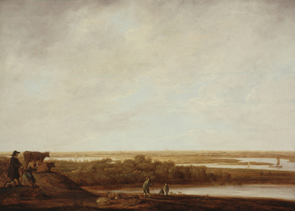 Panoramic Landscape with Shepherds, 1640-45 (oil on panel)