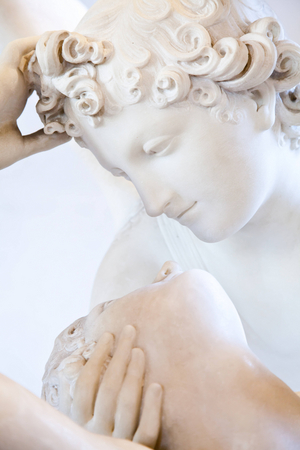 Psyche revived by Love, 1796 (marble)