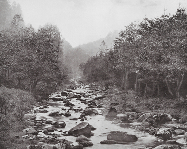 Scotland: Glenfarg (b/w photo)