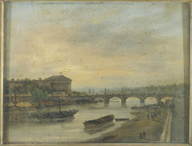 The Palais Bourbon and the Pont Louis-XVI (Concorde Bridge), 1826 (painting)