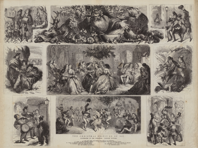 The Christmas Festival of 1847 (engraving)