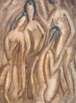 The bathers, 1915 (oil on canvas)