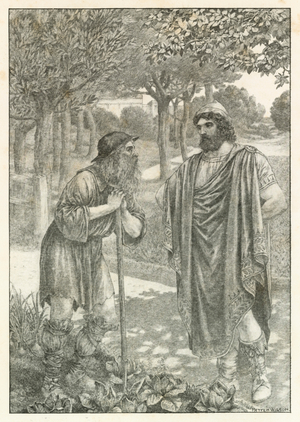 Illustration for Homer's Odyssey (litho)