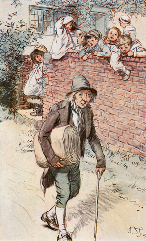 The Children always called him Old Master Marner (colour litho)