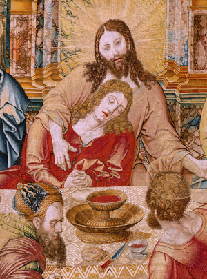 Flemish tapestry. The Last Supper, 16th century