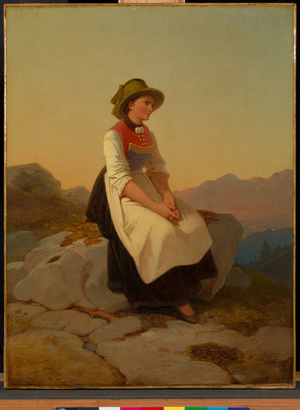 Tyrolese Woman, 1845  (Oil on canvas)