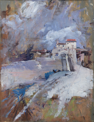 Winter landscape, c.1911 (oil on panel)