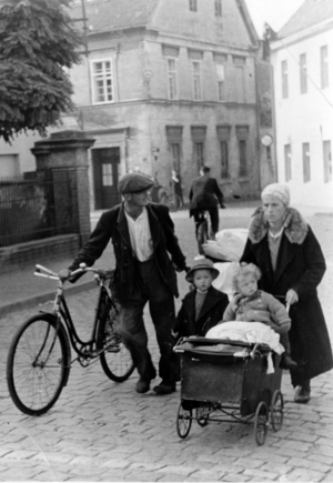 III. Reich, Sudeten German refugees, 1938 (photo)