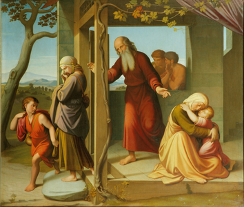 The Banishment of Hagar, 1841 (oil on canvas)