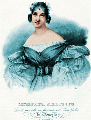 Giuseppina Strepponni Verdi's second