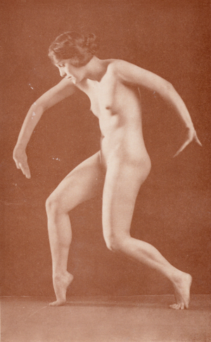 Nudist art: Exotique (b/w photo)