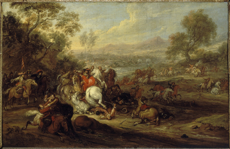 Cavalry Shock or Cavalry Fight, between 1652 and 1690 (oil on canvas)