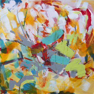 Living Among Trees IV, 2017 (acrylic on canvas)