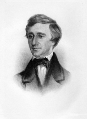 Henry David Thoreau, pub. C. 1854 (lithograph)