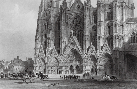 The Cathedral, Bourges (engraving)