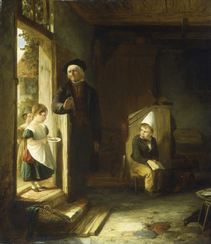 Cutting off Supplies (oil on panel)