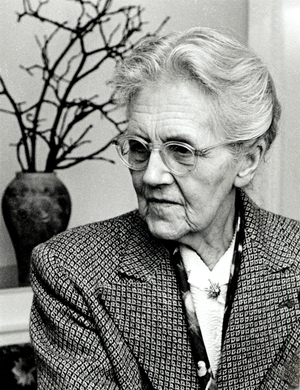 Nadia Boulanger, 1963 (b/w photo)