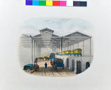 View of Freight Transfer Depot, c.1830 (litho on paper)