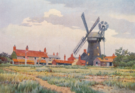 Blundeston, A Village Associated with Charles Dickens and Thomas Gray (colour litho)