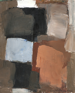 Costruzione rosa e nero, 1956