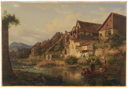 View of the Environs of Dresden (oil on canvas)