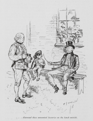 Illustration for Tom Brown's School-Days (litho)