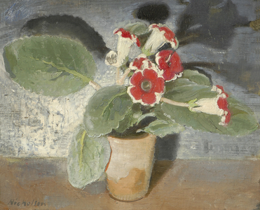 Gloxinias, 1934 (oil on canvas board)