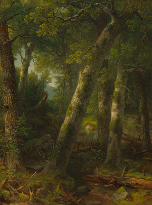 Forest in the Morning Light, c.1855 (oil on canvas)