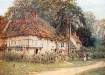 The Six Bells (colour litho)