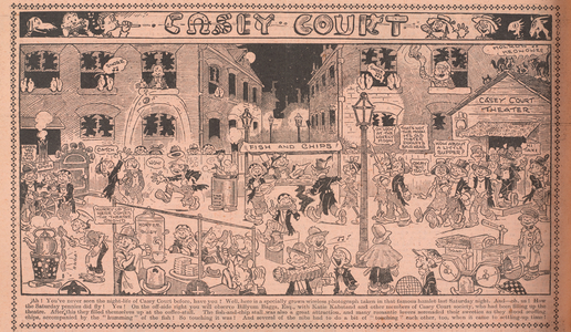 'Casey Court', Illustrated Chips, Amalgamated Press, p.8, September 26, 1931, (litho)