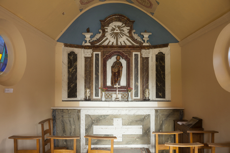 Sint-Andriessteenweg. Chapel (Sint-Andreas kapel). Interior. Baroque. 18th century.