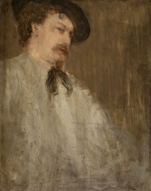 Portrait of Dr. William McNeill Whistler, 1871-73 (oil on panel)