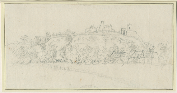 Tutbury Castle: pencil drawing, nd [1762-1802] (drawing)