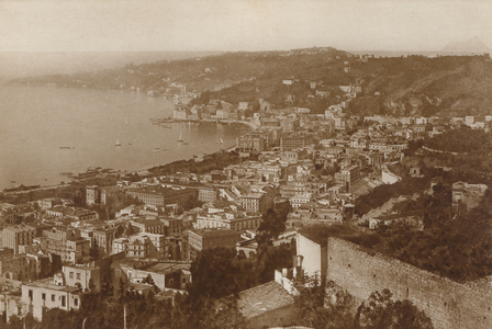 Posillipo, Panorama (b/w photo)
