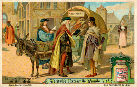 Travelling library in the 16th century