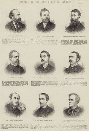 Members of the New House of Commons (engraving)