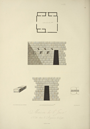 House of the Inca at Callo in the Kingdom of Quito, drawn by Gmelin, engraved by Bouquet, illustration from 'Vues des Cordillères et Monumens des Peuples Indigènes de l'Amérique' by Alexander von Humboldt and Aime Bonpland, 1813 (engraving)