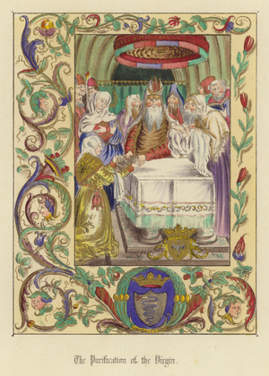 The Purification of the Virgin (colour litho)