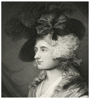 Sarah Siddons (1755-1831), Welsh-born English Actress, Head and Shoulders Portrait, Steel Engraving, Portrait Gallery of Eminent Men and Women of Europe and America by Evert A. Duyckinck, Published by Henry J. Johnson, Johnson, Wilson & Company, New York, 1873 (print)