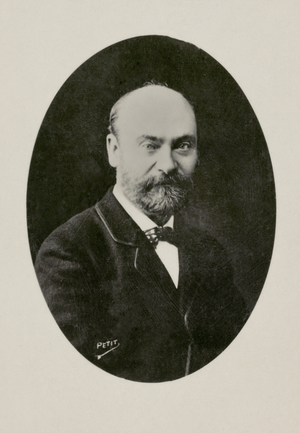 Portrait de l ecrivain Philippe Gille  (photo)