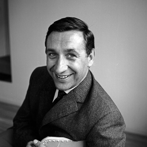 German actor, dubbing actor and audop play speaker Lothar Gruetzner, Germany 1960s