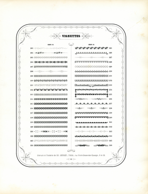 Collection of Ornamental Borders and Vignettes (print)
