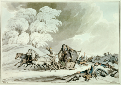 Retreat from Russia, 1812 (engraving)