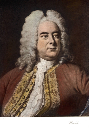 George Frideric Handel (copper plate print)